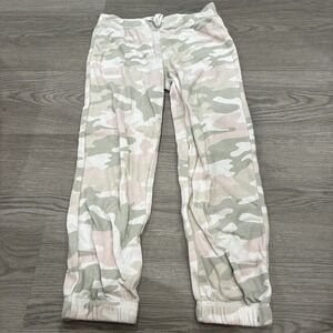 Harper & Elliot Pink Camo Camouflage Girls Sweatpants | Size M